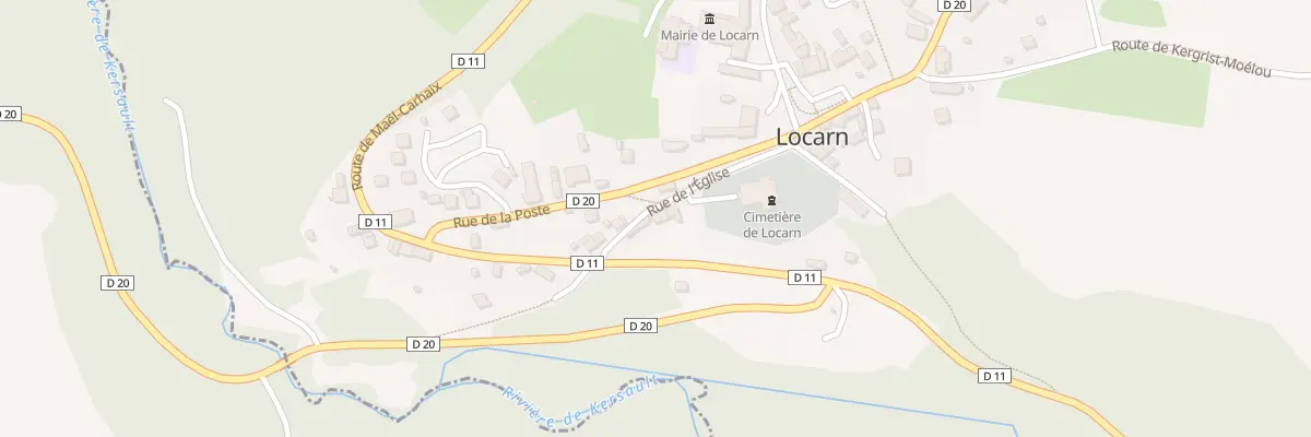 Plan du 3 Rue de l’Eglise à Locarn