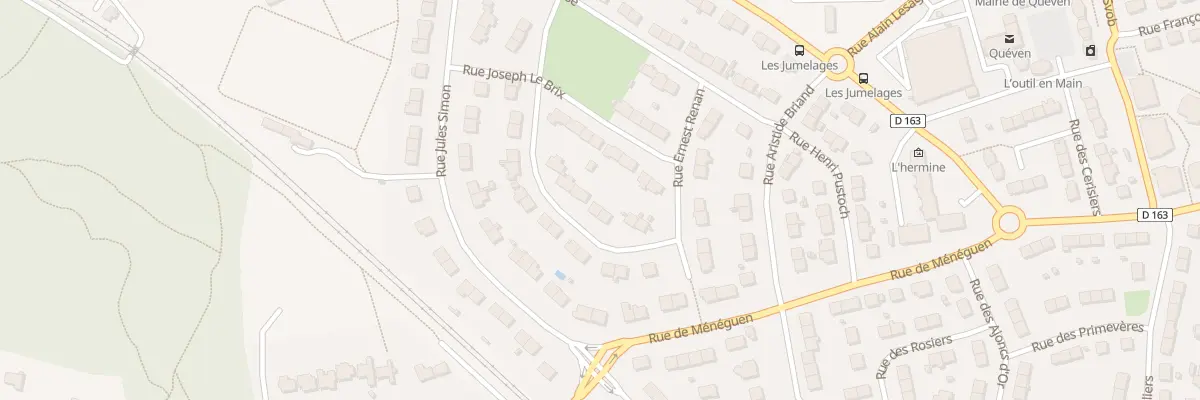 Plan du 8 Rue de Chateaubriand à Quéven