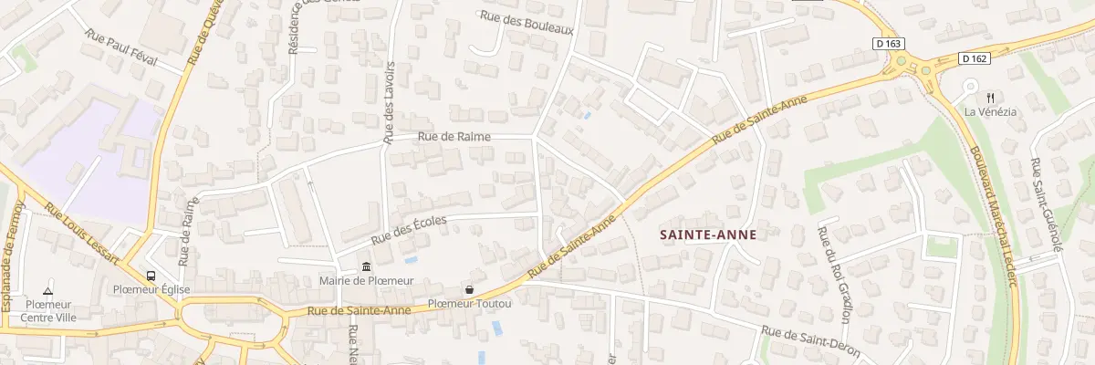 Plan du 5 Rue de la Résistance à Ploemeur