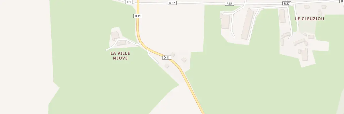 Plan du 3 La Ville Neuve à Locarn