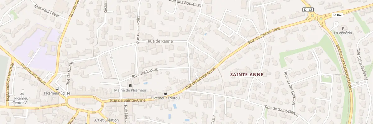 Plan du 6 Rue de la Résistance à Ploemeur
