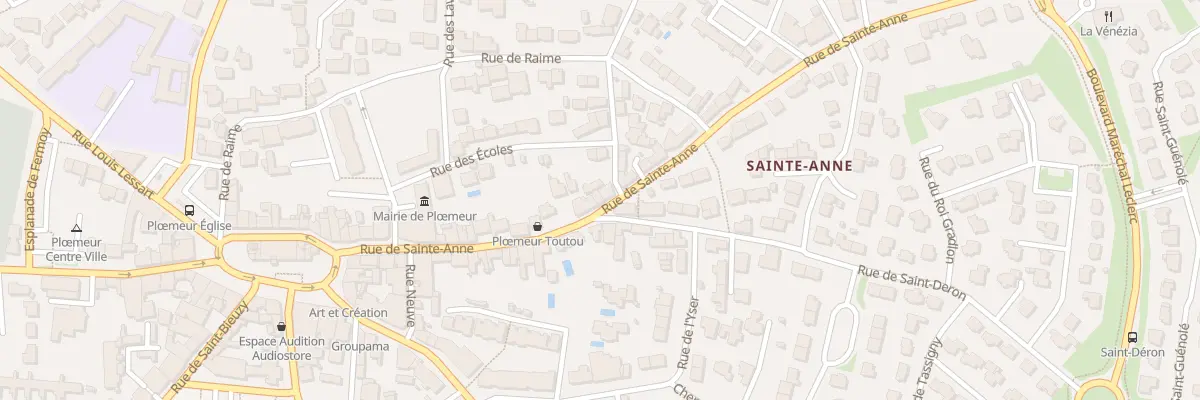 Plan du 36 Rue Sainte-Anne à Ploemeur
