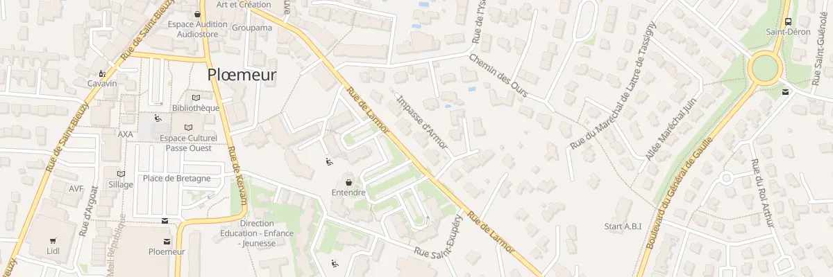 Plan du 24 Rue de Larmor à Ploemeur