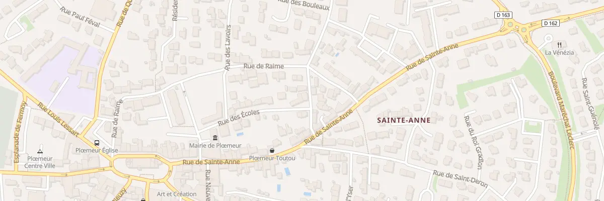 Plan du 26 Rue des Écoles à Ploemeur