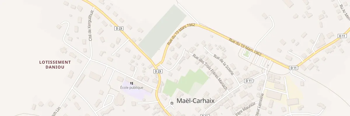 Plan du 6005 Cité Santez Katell à Maël-Carhaix