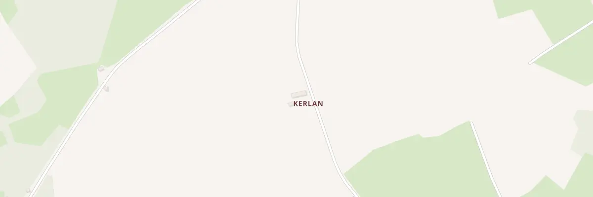 Plan du 1 Kerlan à Duault