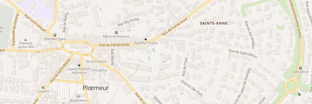 Plan du 29 Rue Sainte-Anne à Ploemeur