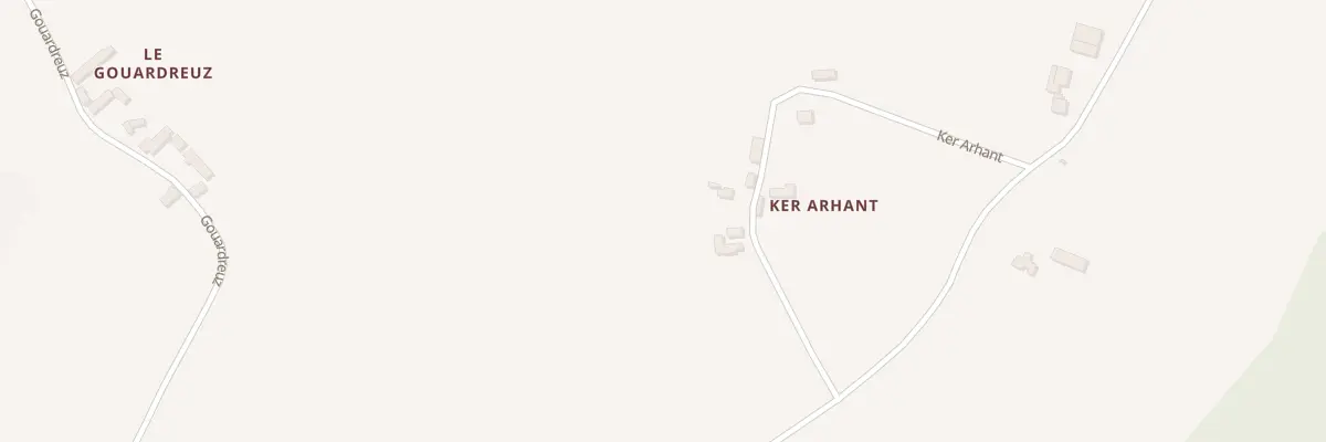 Plan du 9000 Kerarhant à Plounévez-Moëdec