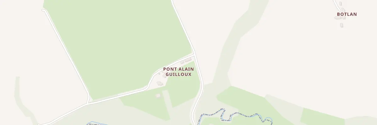 Plan du 1 Pont Allain Guilloux à Locarn