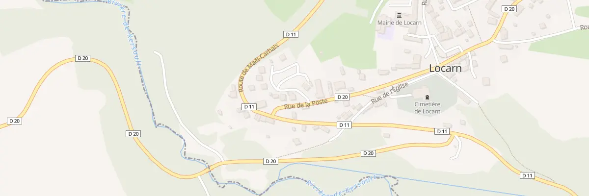 Plan du 14 Rue de la Poste à Locarn