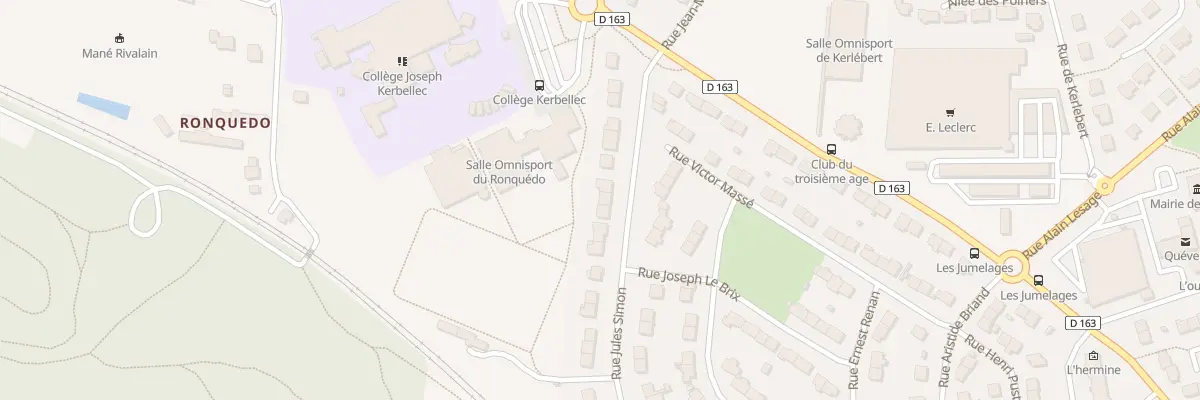 Plan du 45 Rue Jules Simon à Quéven
