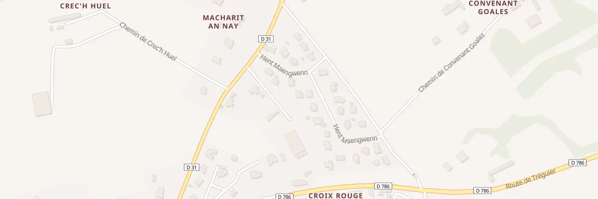 Plan du 8 Rue Maengwenn à Lannion