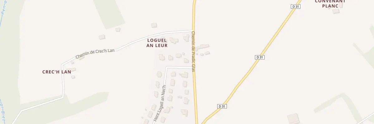 Plan du 2 Rue ar C’hrañj à Lannion