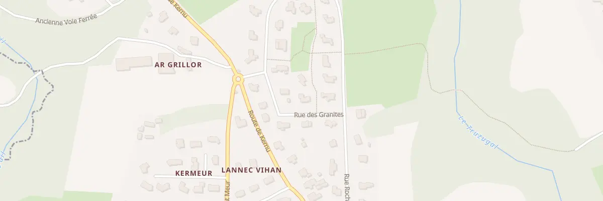 Plan du 4 Rue des Granites à Louannec
