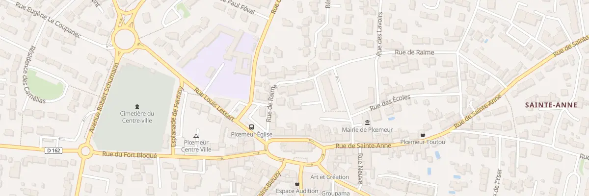 Plan du 3 Rue de Raime à Ploemeur