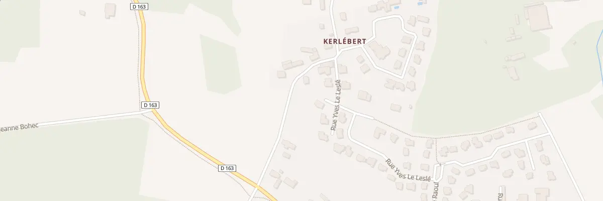Plan du 6713 Kerlebert à Quéven