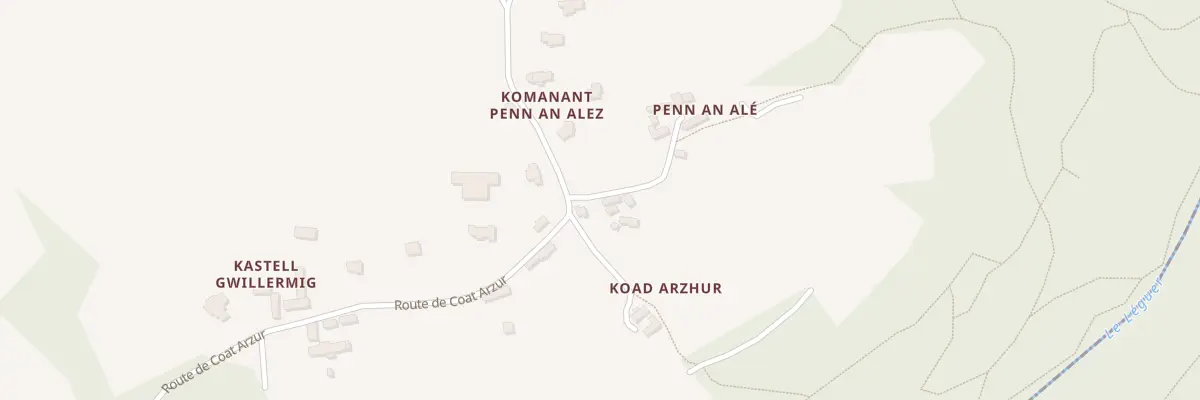 Plan du 4 Imp de Coat Arzur à Ploubezre