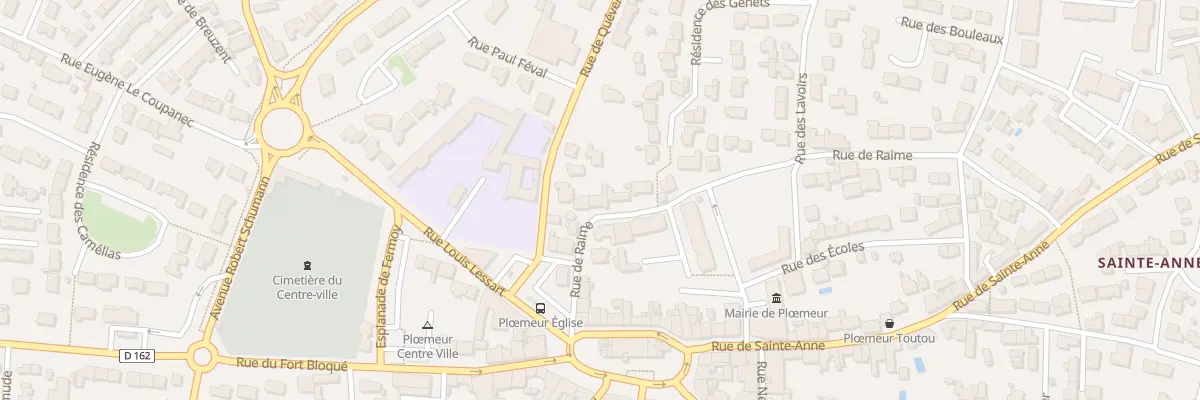Plan du 6 Rue de Raime à Ploemeur
