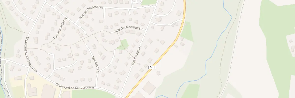 Plan du 4 Rue Romaine à Callac