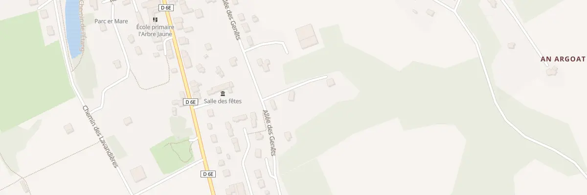 Plan du 1 Imp Lann Elise à Meslan