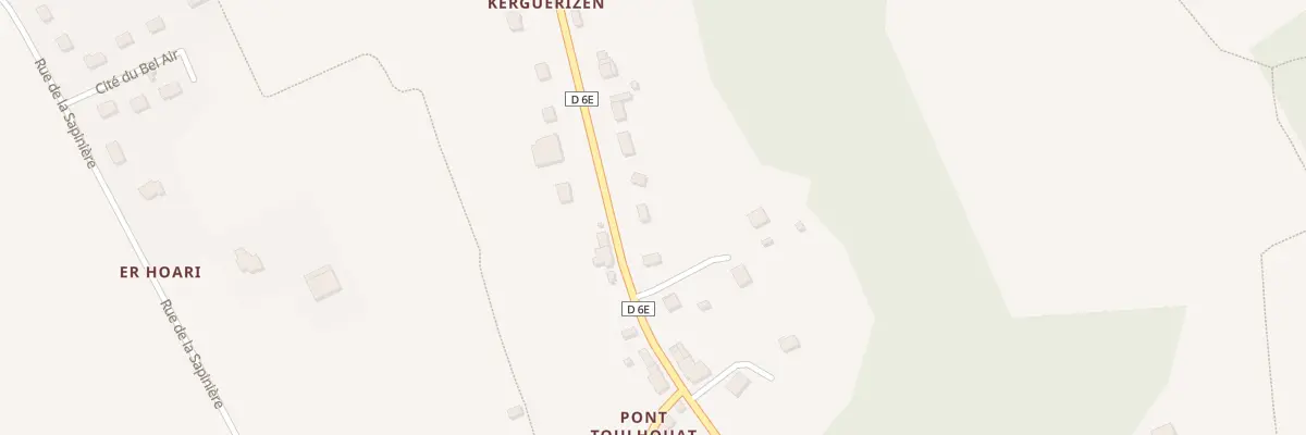 Plan du 8 Pont Toulhouat à Meslan