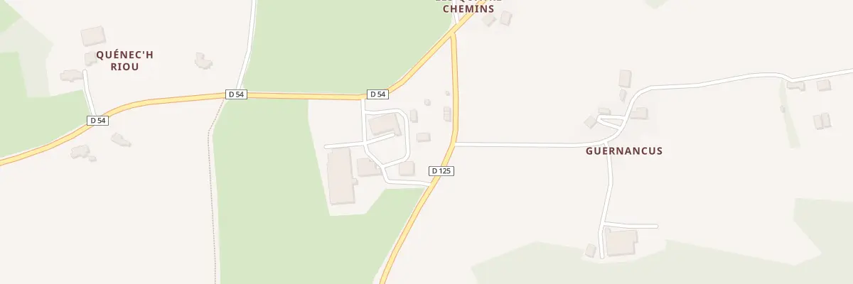 Plan du 4 Les Quatre Chemins à La Chapelle-Neuve