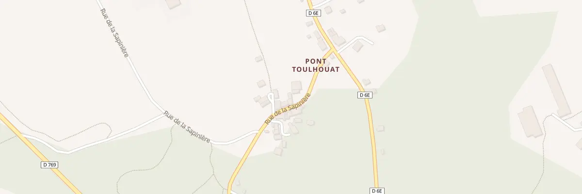 Plan du 5316 Toulhouat à Meslan