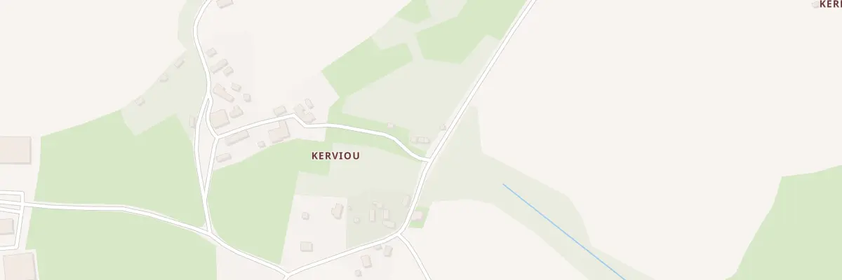 Plan du 6 Kerviou à Duault