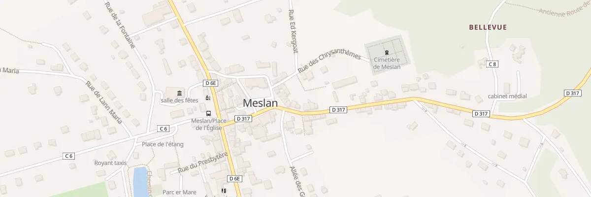 Plan du 2 Rue Jean Guillemot à Meslan