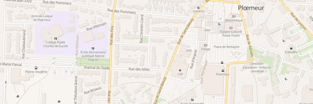 Plan du 4 Rue du 18 Juin 1940 à Ploemeur