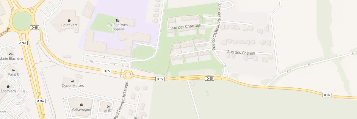 Plan du 9771 Rte de Rospez à Lannion