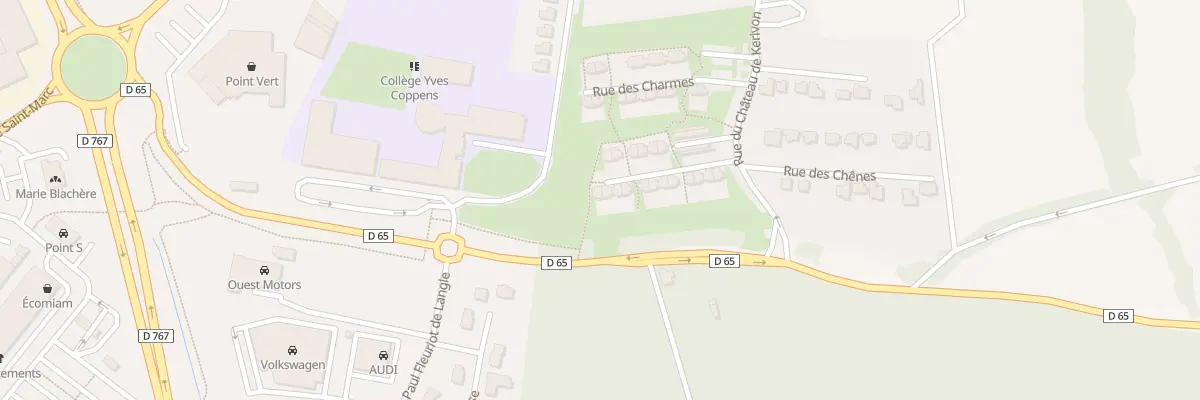 Plan du 12 Rue des Hêtres à Lannion
