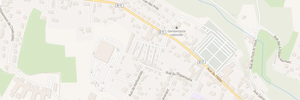 Plan du 19 Rue Kerbourhis à Callac