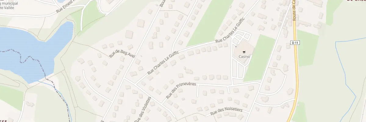 Plan du 35 Rue Charles le Goffic à Callac