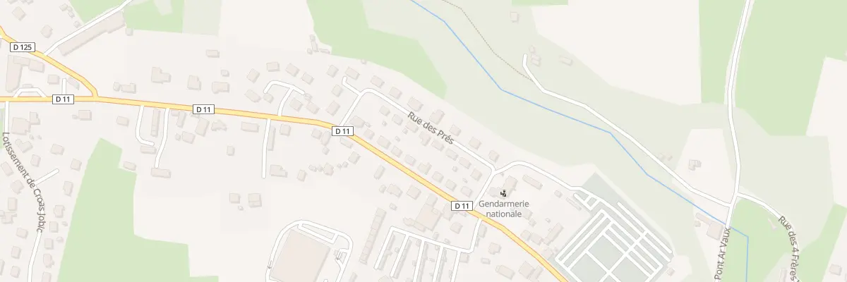 Plan du 9 Rue des Prés à Callac
