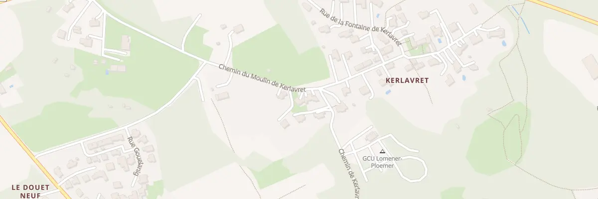 Plan du 25 Che du Moulin de Kerlavret à Ploemeur