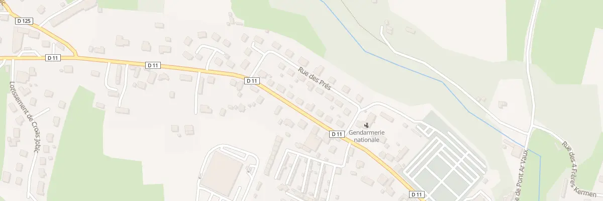 Plan du 10 Rue René Laënnec à Callac