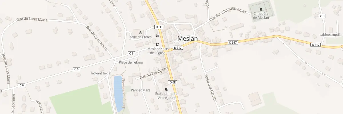 Plan du 4 Rue Joseph le Gallo à Meslan
