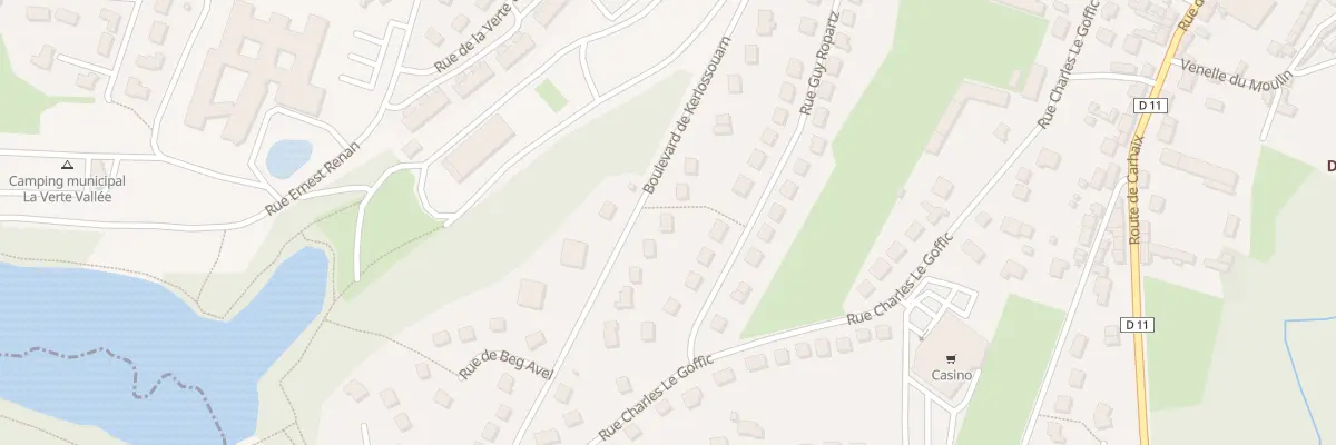 Plan du 17 Bd de Kerlossouarn à Callac