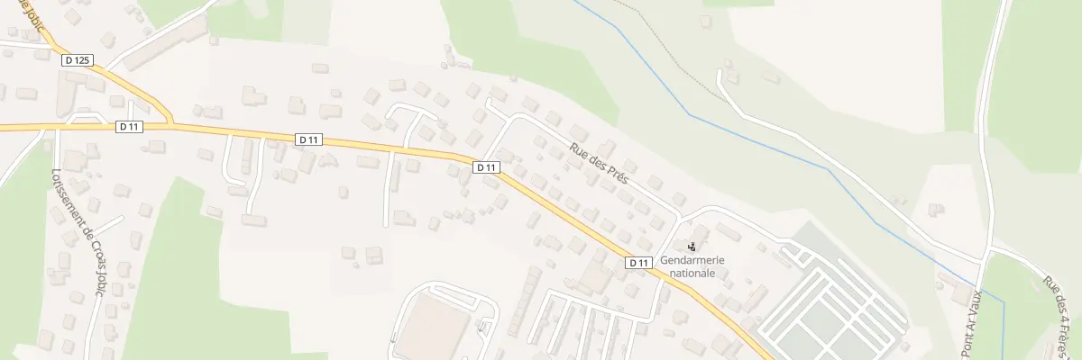 Plan du 14 Rue René Laënnec à Callac
