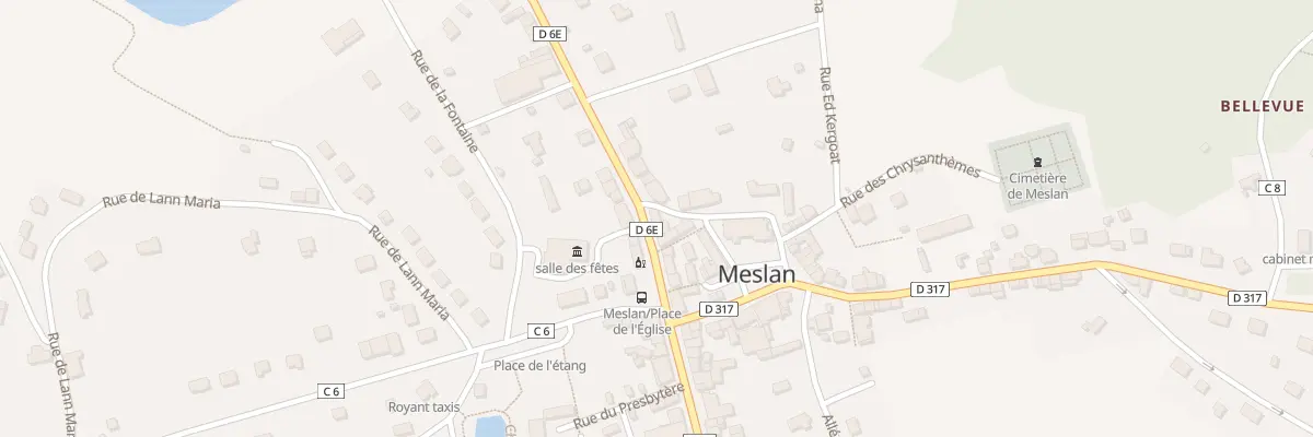 Plan du 14 Rue de la Resistance à Meslan