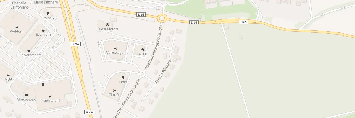 Plan du 11 Rue La Pérouse à Lannion