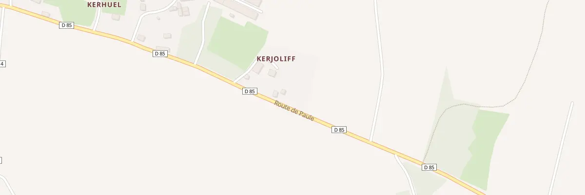 Plan du 5139 Kerjoliff à Paule