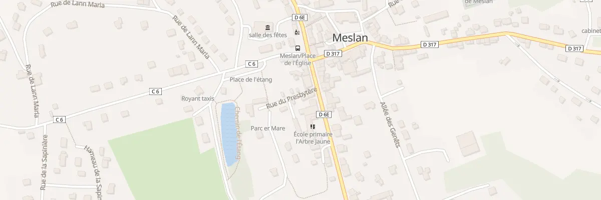 Plan du 1 Rue du Presbytère à Meslan