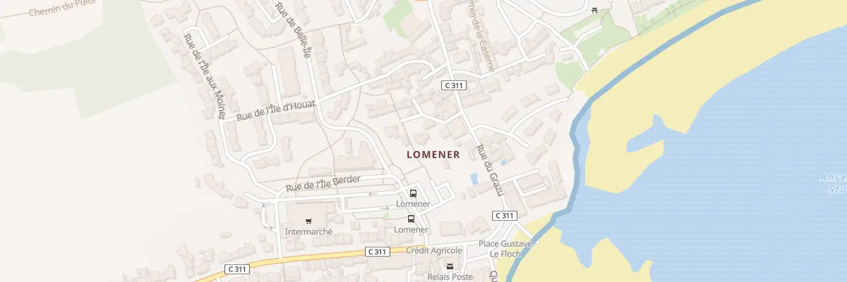 Plan du 9001 All de la Chapelle à Ploemeur