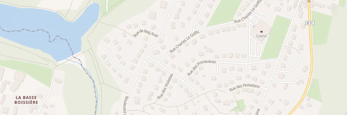 Plan du 43 Rue Charles le Goffic à Callac