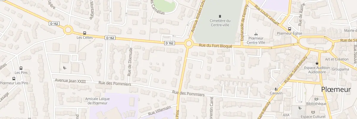 Plan du 1B Rue des Pins à Ploemeur