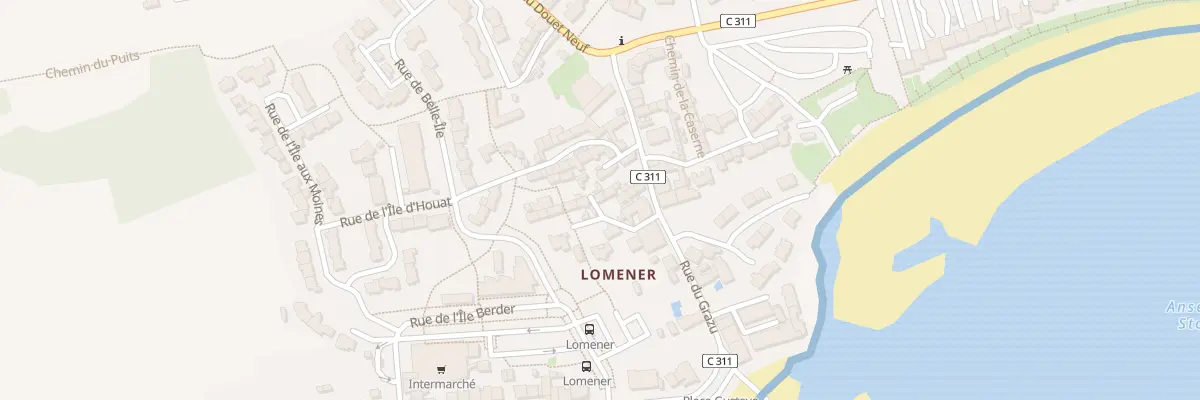 Plan du 3 All de la Chapelle à Ploemeur