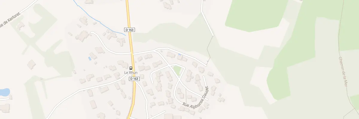 Plan du 26 Rue Alphonse Daudet à Ploemeur