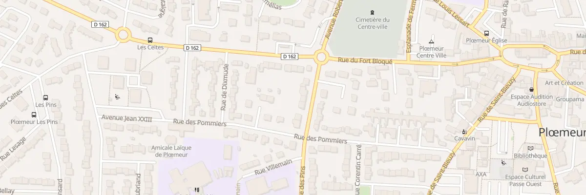 Plan du 3 Rue des Pins à Ploemeur
